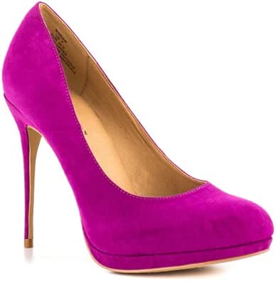 *NEW* Ladies Plum Purple Satin Flowery Diamante Bridesmaids Shoes Wedding Heels | eBay