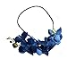 Daniel Artificial Fake Butterfly Orchid Silk Flower, One Stem with 8 Flowers