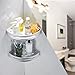 BESy Shower Corner Caddy Bathroom Shower Corner Shelf with Two Hooks, Self Adhesive with Glue or Wall Mount with Screws,Heavy Duty Aluminum 1 tier Storage Shelves Triangle Baskets,Dull Polished Silver