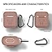 AirPods Case, Rockindeer 9 in 1 AirPods Accessories Set Protective Silicone Cover Skin Compatible Apple AirPods Charging Case with Watch Band Holder/Ear Hook/Keychain/Strap/Carrying Box (Brown)thumb 2