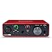 Focusrite Scarlett Solo 3rd Gen USB Audio Interface Bundle with AT2035 Microphone, Knox Studio Stand, Pop Filter and XLR Cable (5 Items)