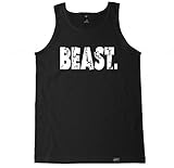 FTD Apparel Men's BEAST Workout Gym Hip Hop Rap Tank Top
