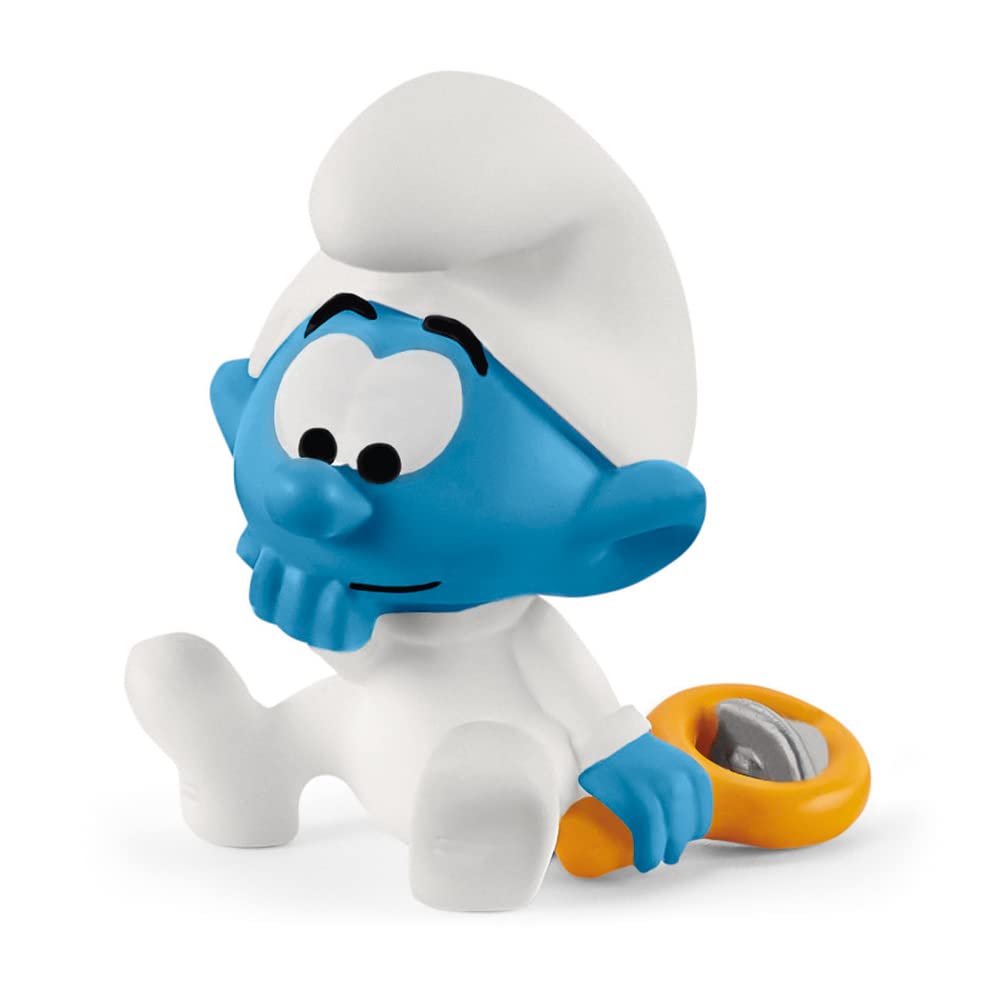 SCHLEICH 20830 Baby Smurf Pre School Smurfs Toy Figurine for children aged 3+