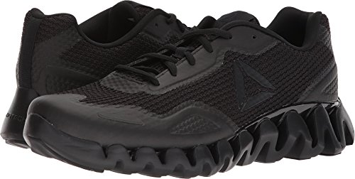 Reebok Men's Zig Pulse Running Shoe, Black/Black, 9.5 M US