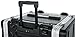 Gator Cases Lightweight Rolling 6U Rack Case with Heavy Duty Latches, Retractable Tow Handle, and Recessed Wheels; Standard 19.25