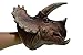 AomoriHaba Japan 3D Jurrasic Large Realistic Triceratops Dinosaur Toy Hand Puppet for Adults and Kids (Free Dinosaur Sticker)