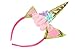 Unicorn Headband-Unicorn Party Supplies & Unicorn Gifts, Unicorn Horn Headband Gold