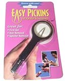 Easy Pickins Magnifying Slant Tip Tweezer * Great For First Aid, Hair Removal & Splinter Removal