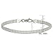 Hoops & Loops 925 Sterling Silver Mesh Design Anklet for Women Teen Girls, Silver