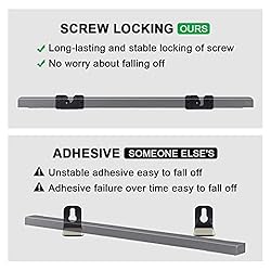 Seayoo 1 Pair of Black Wall Mount Bracket