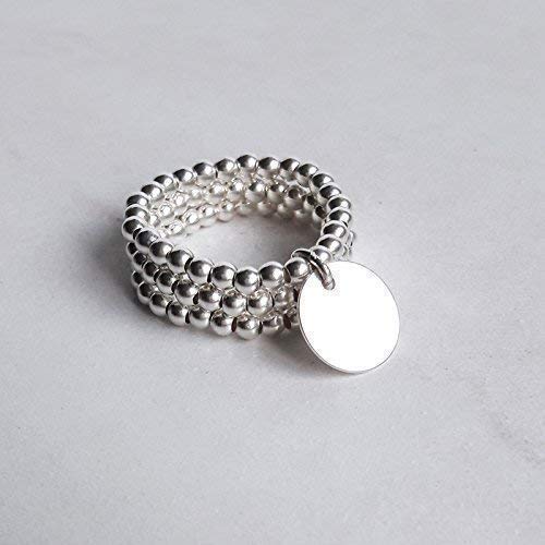 Bague perle 3 rangs Clearance