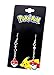 Pokemon Women's Pokemon Poke Ball Heart Shape Dangle Earrings Stainless Steel