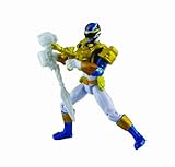 Power Rangers, Megaforce, Metallic Force Ultra Blue Ranger Action Figure, 4 Inches
