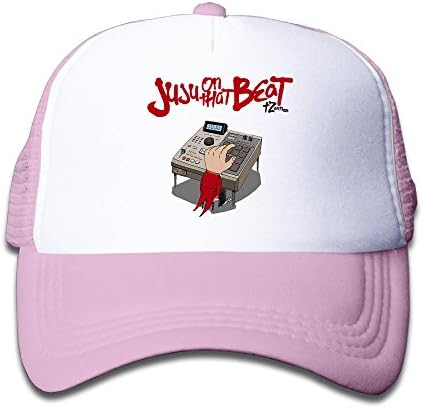 Juju On That Beat (TZ Anthem) Adjustable Child Grid Cap One Size Pink