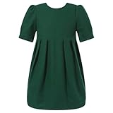 Richie House Girls' Elegant Dress with Pleat Details Rh1012