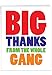 NobleWorks - Big Thanks From The Gang - Friend, Boss Gratitude Thank You Card with Envelope (Extra Large 8.5 x 11 Inch) J6887TYG-US