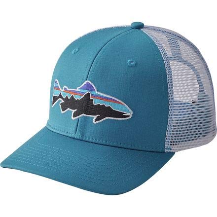 Patagonia Fitz Roy Trout Trucker Hat (Lumi Blue)
