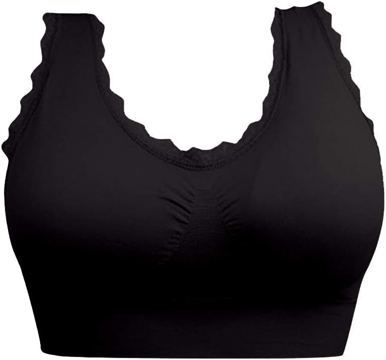 Sports Bras - Padded Seamless High Impact Support for Yoga Gym Workout Fitness