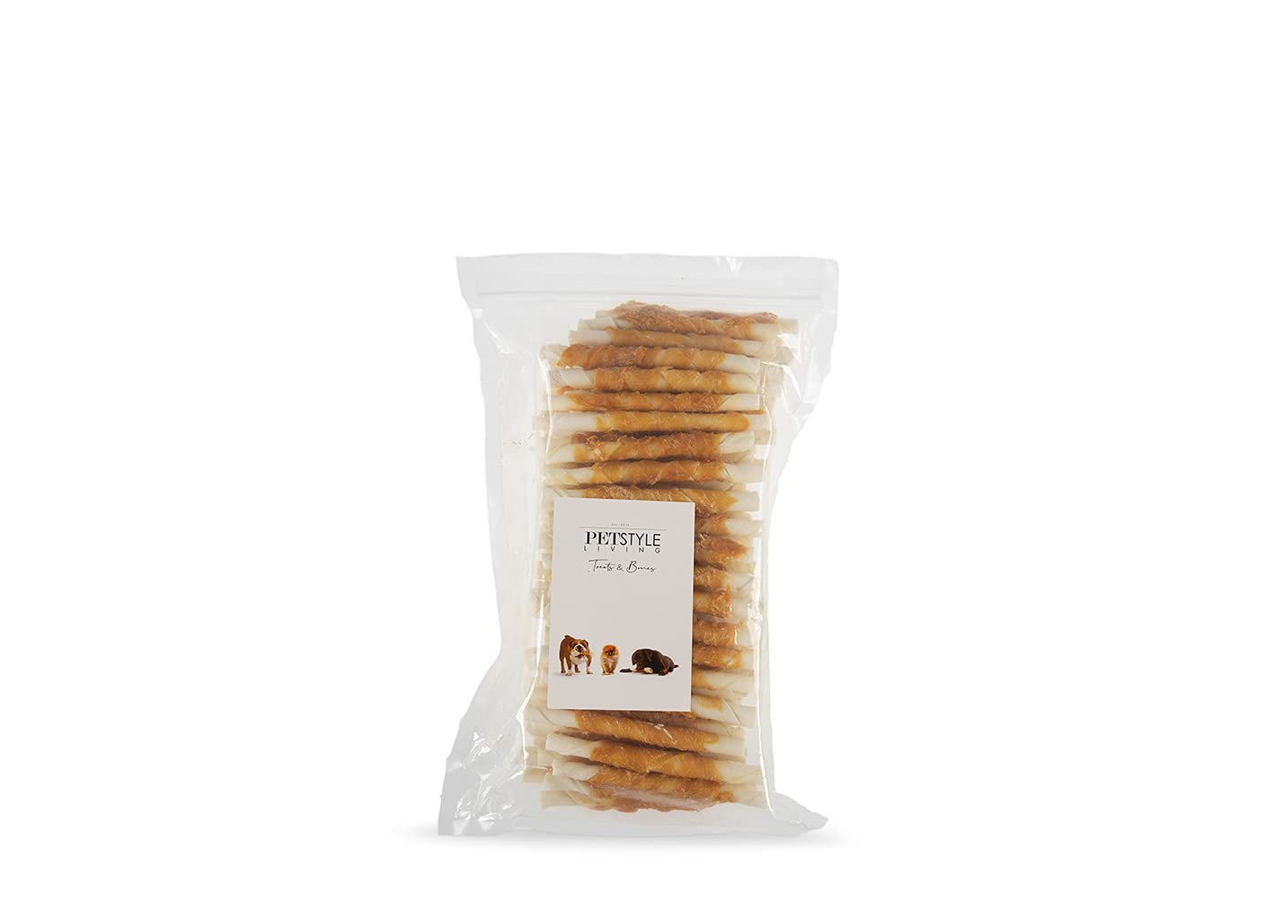 Petstyle Living Chew Sticks with Chicken - Dog Treats - 12.5 cm - Pack of 100 — image 1