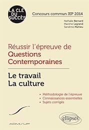 Réussir l'épreuve de questions contemporaines