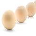 12 Quality Wood Easter Eggs to Paint, Smooth Wooden Eggs for Crafts, Wood Eggs for Crafts & Easter Decor 2-1/2 in, by Woodpeckers