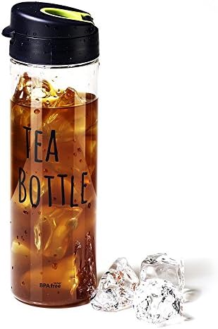 TheJD The Bottle Transparent Bucket Pail Water Bottle BPA Free Non-Toxic 550ml - 18oz (Tea-Bottle)