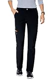 Nonwe Women’s Outdoor Water-Resistant Fleece Lined Hiking Cargo Snow Pants