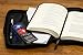 Police Officer's Prayer Blue and Black Canvas Bible Cover Case with Handle, Thinline