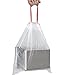 Pekky 2.6 Gallon Small Drawstring Trash Bags, Clear, Heavy Duty, 120 Counts