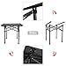 G4Free Lightweight Aluminum Folding Table Camp Square Roll Up Top Compact Tables for Outdoor Hiking Camping Picnic with Carry Bagthumb 2