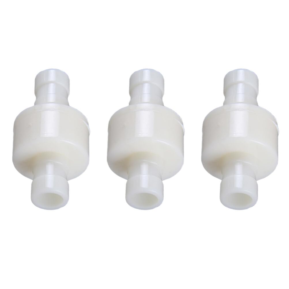 Cabilock 3pcs Plastic Check Valve One Way Valve for Water Dispenser Fittings Backflow Preventer for Water Dispenser Tap for Reverse Osmosis System