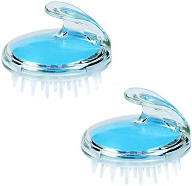 2 Pack Shampoo Brush for Hair Scalp Massage,Soft Rubber Bristles Shampoo Brush for Day Use