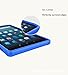 Windrew Hybrid Heavy Duty Armor Protection Cover [Anti Slip] [Built-In Kickstand] Skin Case For Amazon Fire HD 8 Tablet (Previous Generation - 6th 2016) + Screen Protector and Stylus Pen (Blue)
