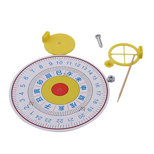 SOURBAN Sun Height Measuring Instrument Little Garden Sundial Paint Scientific Experiment Children Educational Toys