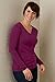 Fair Indigo Long Sleeve Fair Trade Organic V-neck Tee