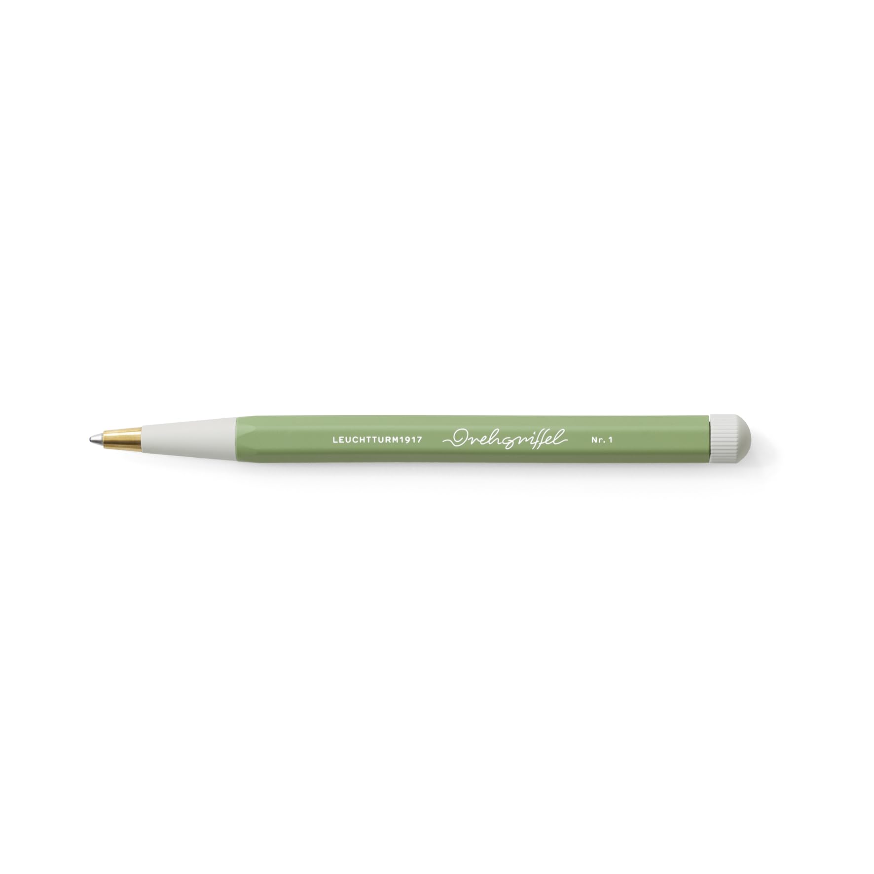 LEUCHTTURM1917 362456 Drehgriffel Nr. 1, Sage - Ballpoint pen with Royal Blue ink