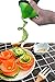 2 PCS Creative Slicers for Fruits Vegetables Salad Cut to Flower-Shape,Carrot Cucumber Melon Peeler and Sharpener Mold, Peel Shredder Stainless Steel Blade Spiral Cutter