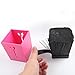 OLizee® Professional Acylic Salon Scissors Holder Box Hairdressing Combs Clips Organizer Rack for Hair Stylist(Pink)