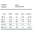 JEANS FOR LOVE Womens Cargo Utility Work Hiking Army Military Multi Pockets Combat Casual Pants (L, White)