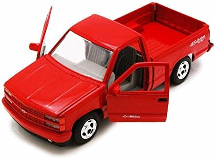 MotorMax 1992 Chevy 454SS Pickup Truck 1:24 Scale die-cast metal model Red