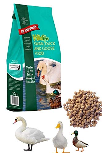 Mr Johnson's Wildlife Swan, Duck and Goose Natural Healthy Diet Food Supplement (750g Bag)