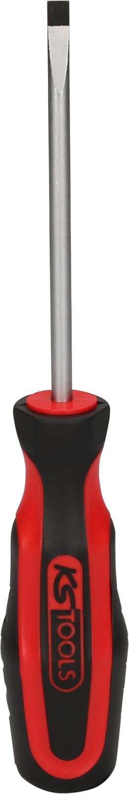 Flat-Head Screwdriver 5.5 x 100 MM, S2, Burnished Tips, 2 K -Handgriff, on Hanger