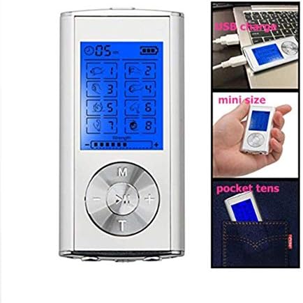 Tens Machine Dual Channel Muscle Stimulation Fast Effective for Pain Management and Pain Relief 8 Modes and 4 Electrode Pads
