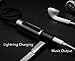 iPhone 7 Lightning to 3.5mm Power Audio Charge Headphone Jack Adapter Cable - Lightning Charging Port and Music Controller (no mic) Converter