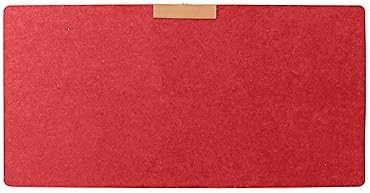 Xanth98lu Xanth98lu Multi-Functional Large Felt Gaming Mouse Pad Office Desk Laptop Keyboard Mat Red