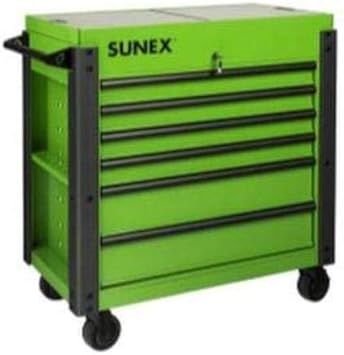 Sunex Tools Sun8035xtfdlg 6 Drawer Slide Top Cart With Power