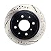 Atmansta QPD10016 Rear Brake kit with Drilled/Slotted Rotors and Ceramic Brake pads for 1993-97 Honda CIVIC
