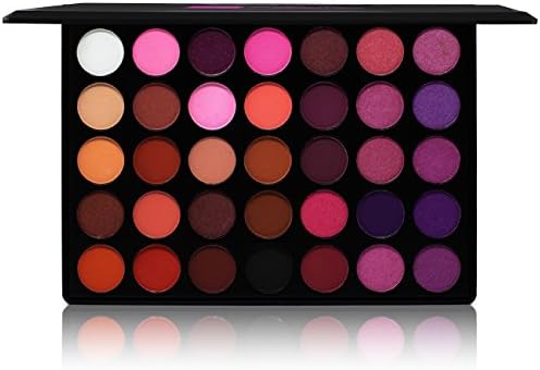 The Beauty Box Artistic Eye Shadow Palette- Pro Plum Collection 35 colors