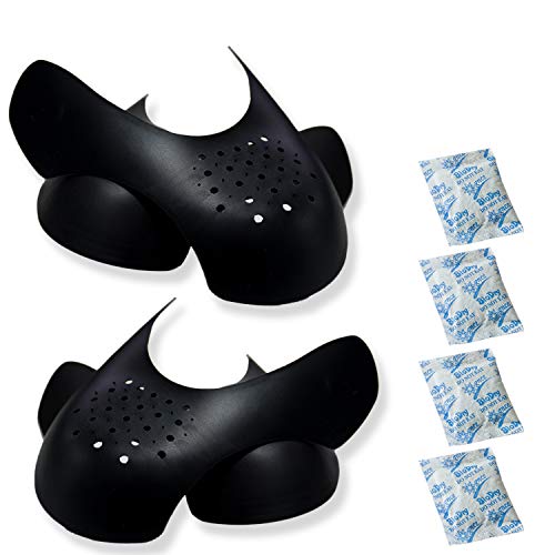 [2 Pack]Crease Protectors+Deodorant Packet,Crease Guards Shoe Crease Protectors Crease Preventers for Jordan Air Force One