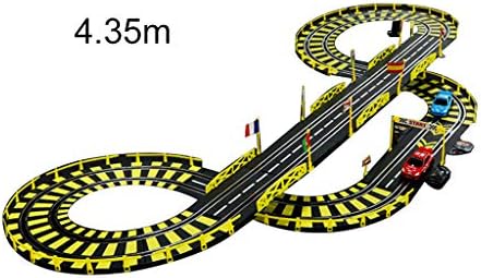 トラックレースおもちゃスロットカー車レースセットトラックおもちゃレールカー子供用電気トラックレース